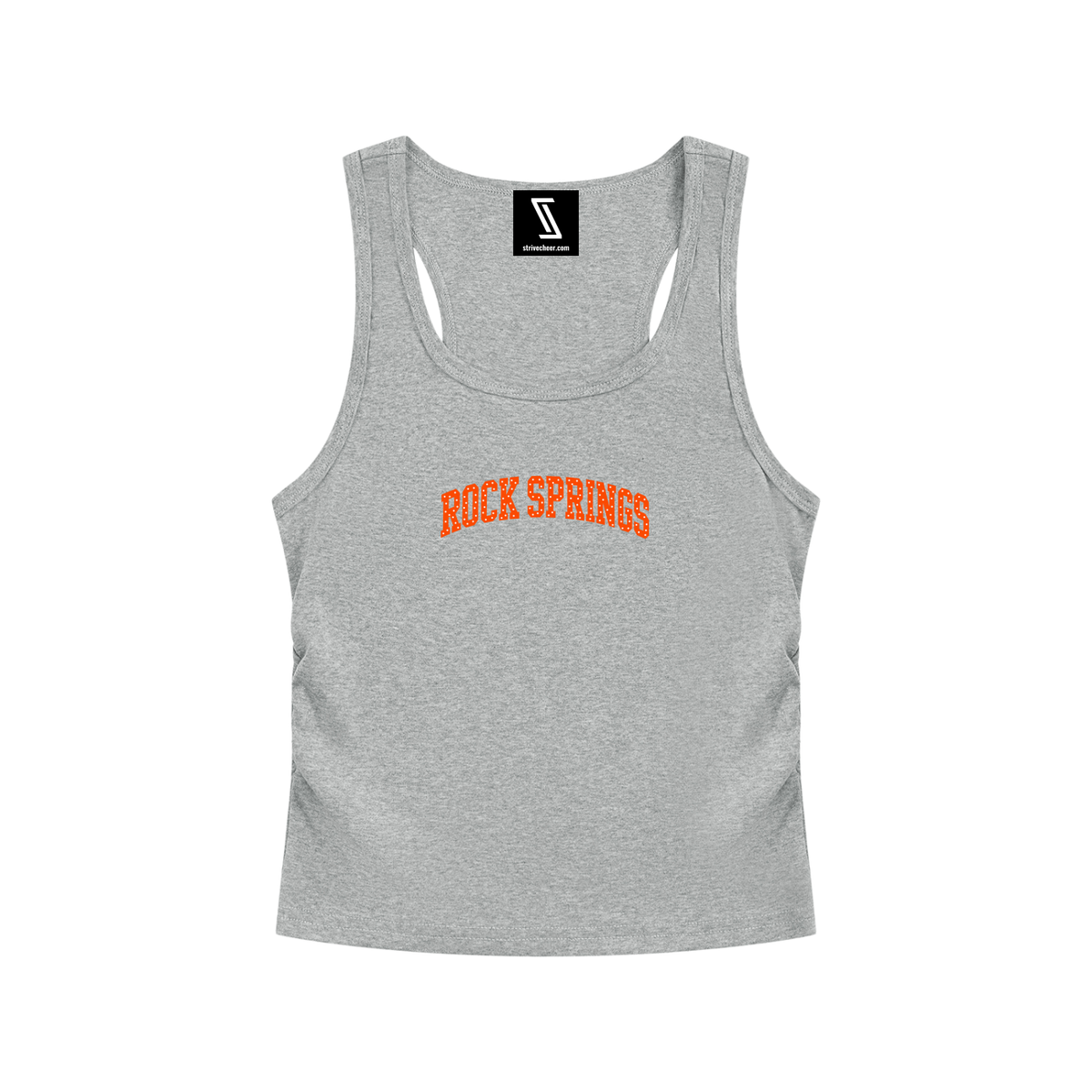Polka Dot Rock Springs Women’s Ruched Tank Top