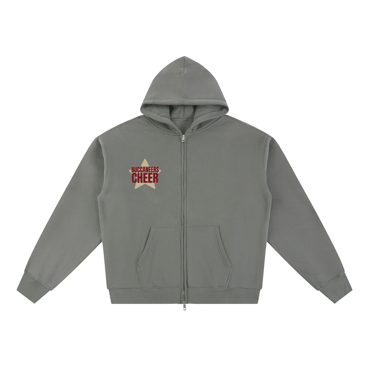 Star Bellflower Essential Fleece Zip-Through Hoodie