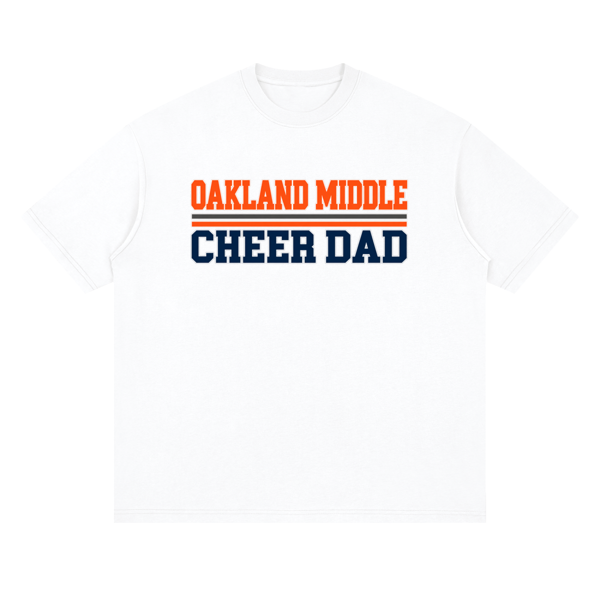Dad Oakland Middle Oversized Drop Shoulder T-Shirt