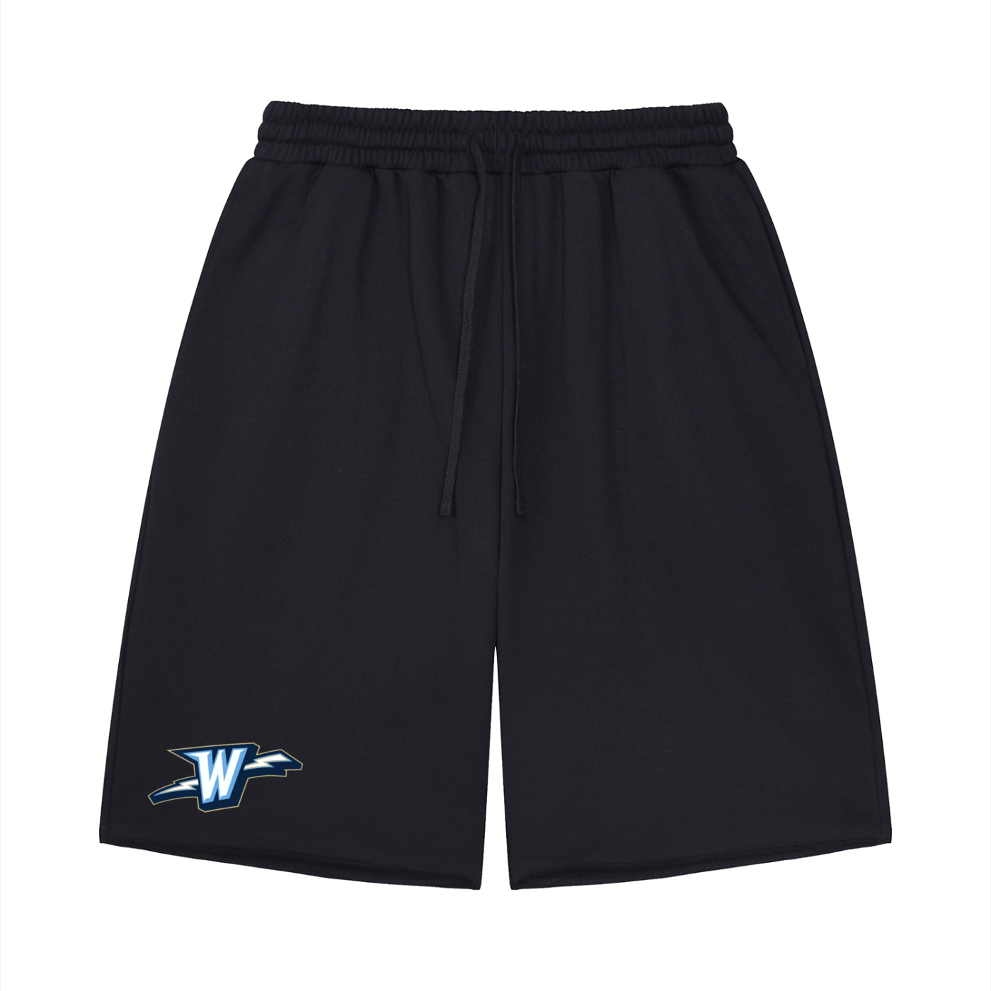 Unisex Loose Raw Edge Shorts