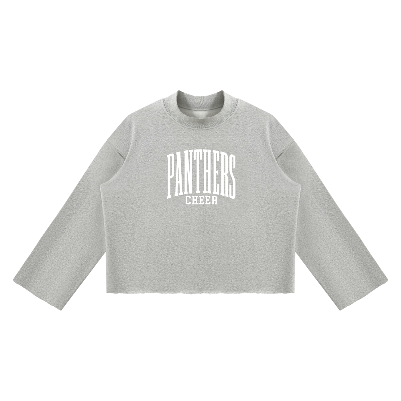 Unisex Mock Neck Boxy Sweatshirt