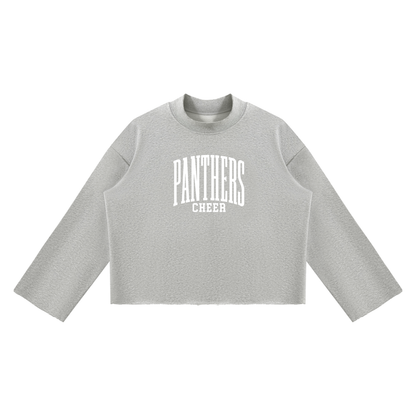 Unisex Mock Neck Boxy Sweatshirt
