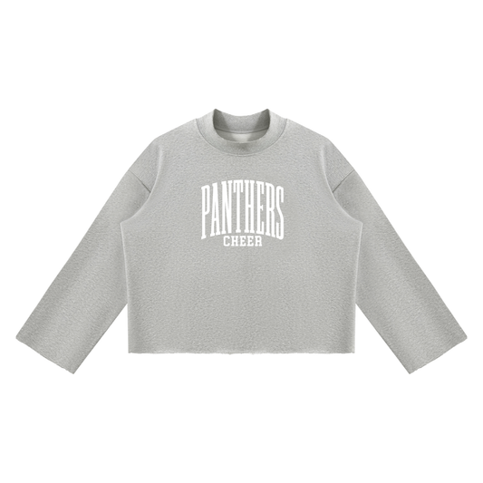 Unisex Mock Neck Boxy Sweatshirt