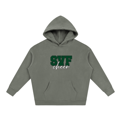Cursive Front St Vincent Ferrer Oversize Fleeced Hoodie