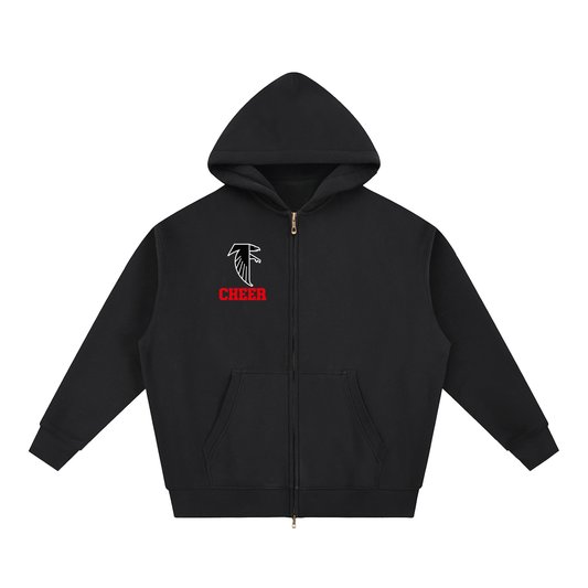 Simple Fitch Essential Fleece Zip-Through Hoodie new