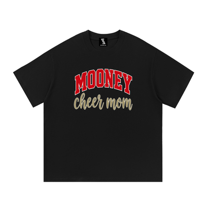 Cheer Mom Cardinal Mooney Essential Cotton T-Shirt