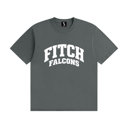 Basic 2 White Fitch Unisex Seamless Cotton T-Shirt