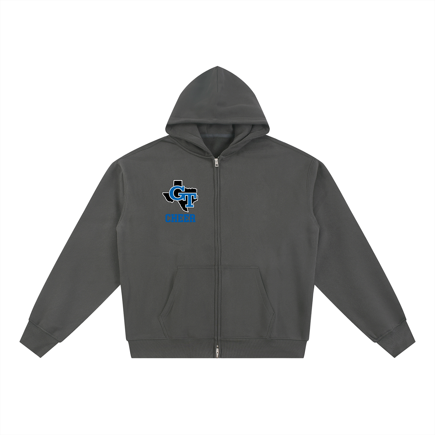 Year Gunter Essential Fleece Zip-Through Hoodie