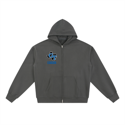 Year Gunter Essential Fleece Zip-Through Hoodie