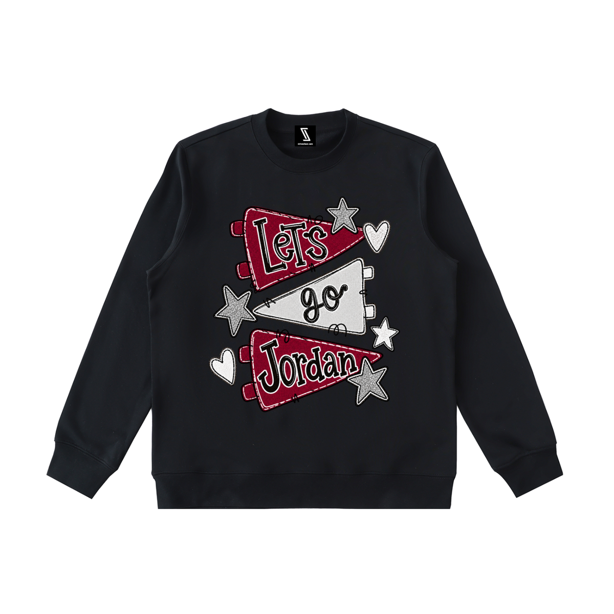 Lets Go Jordan Essential Heavyweight Crewneck Sweatshirt