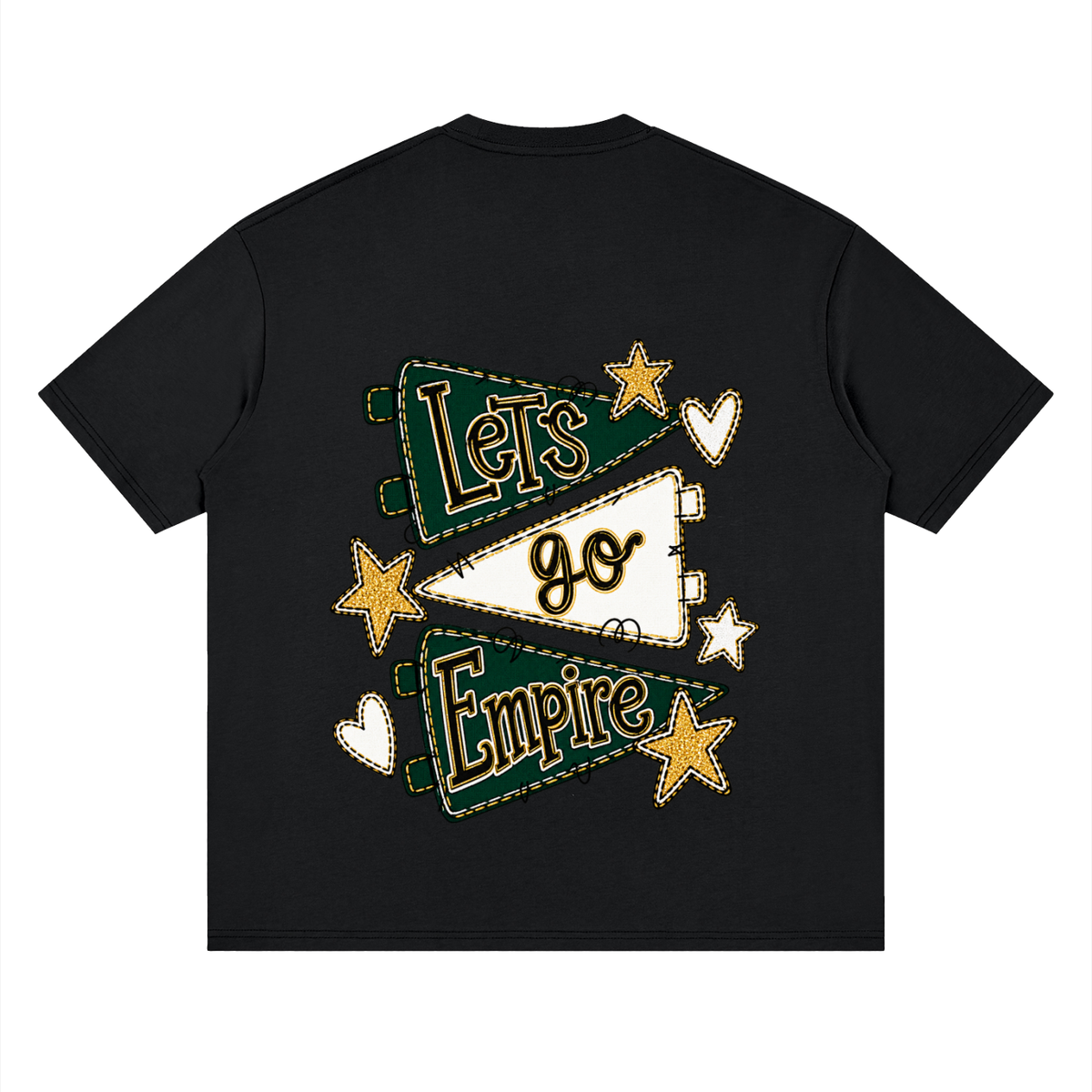 Lets Go Empire Oversized Drop Shoulder T-Shirt