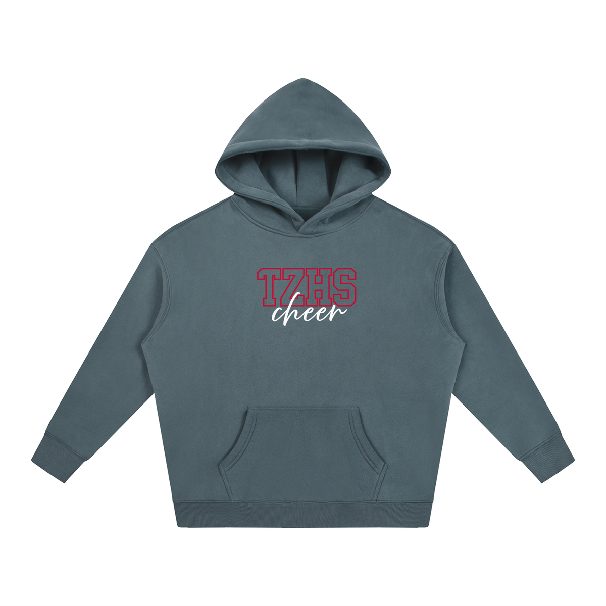 Cursive Front Tappan Zee Oversize Fleeced Hoodie