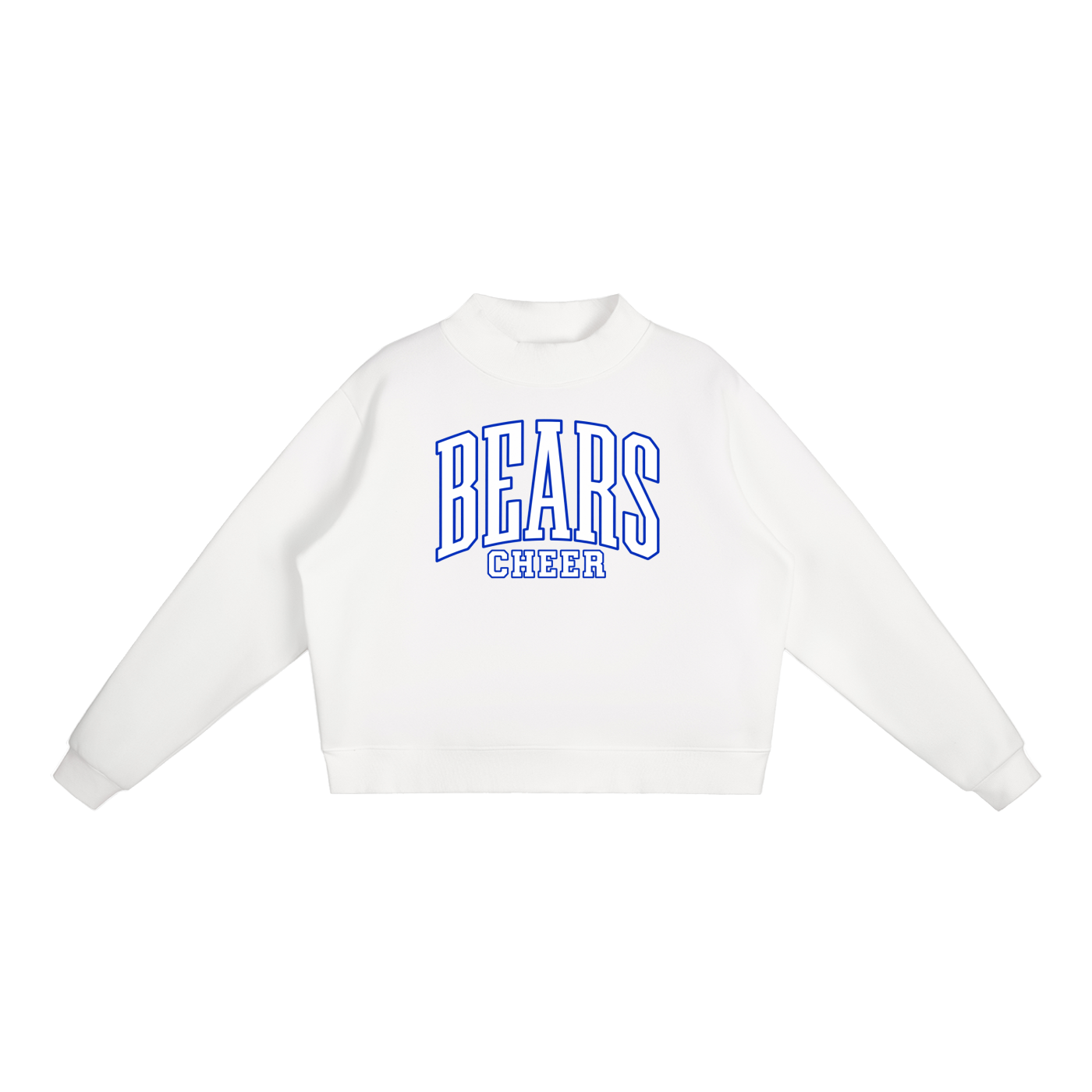 Essential Fleece Mock-Neck Crew Sweatshirt