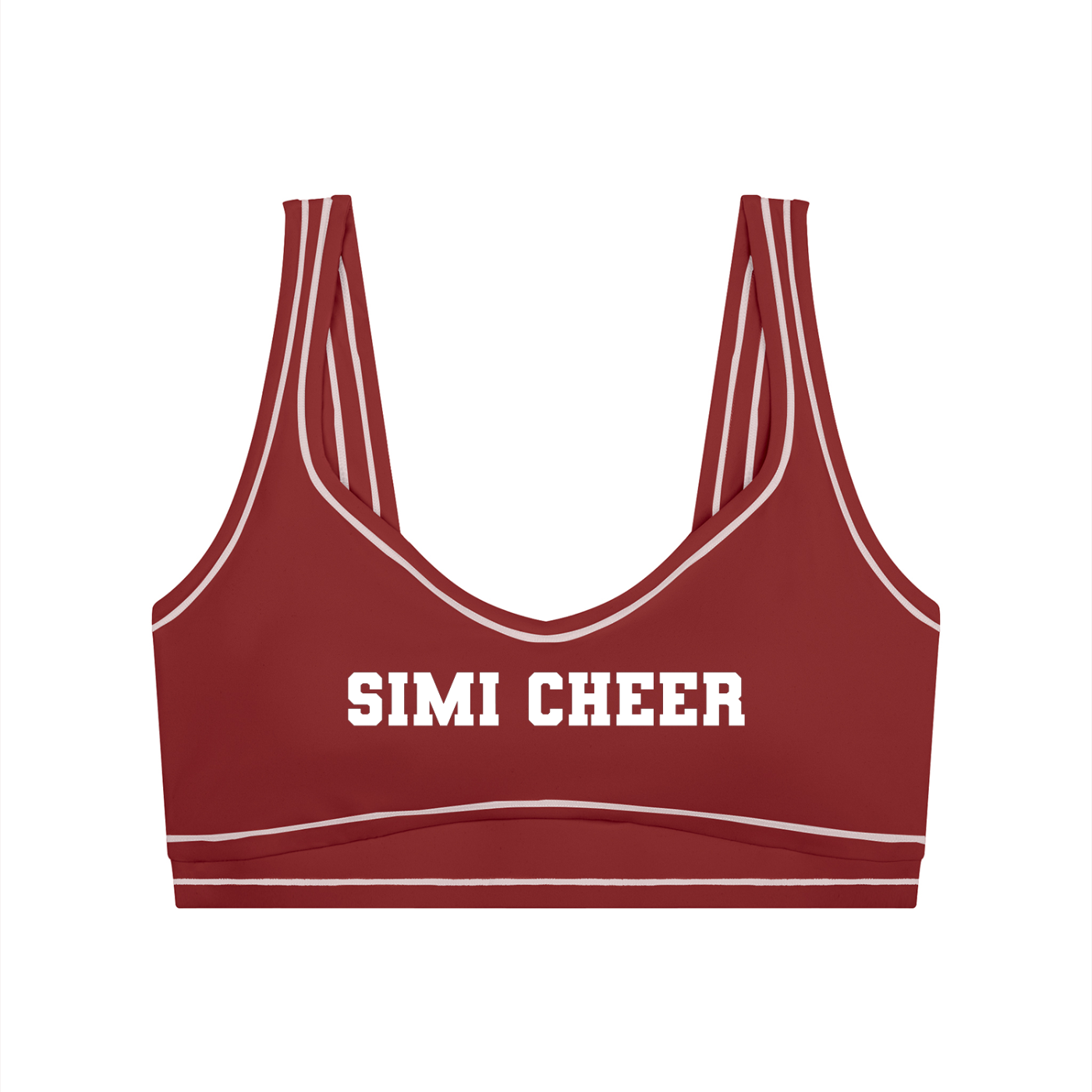 Women’s Topstitching Yoga Sports Bra