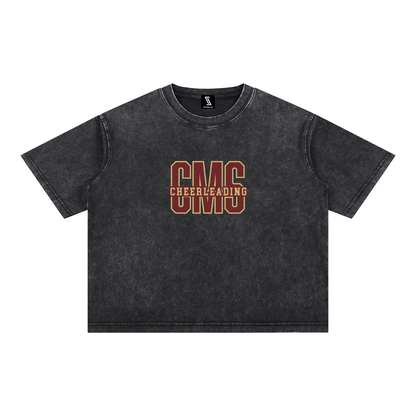 Mineral Wash Boxy Cotton T-Shirt