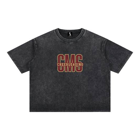 Mineral Wash Boxy Cotton T-Shirt