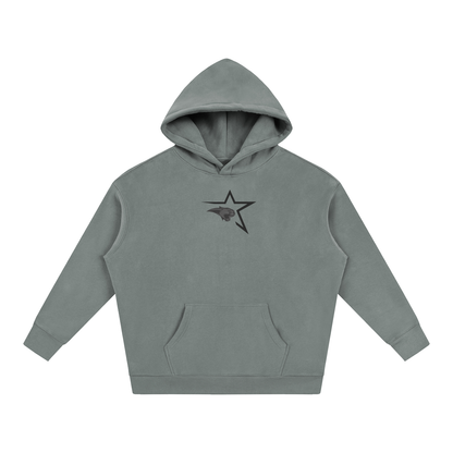 Vector Star Front Cardinal Mooney Oversize Fleeced Hoodie