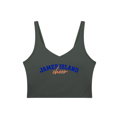 Cursive James Island Women's V-Neck Yoga Sports Bra