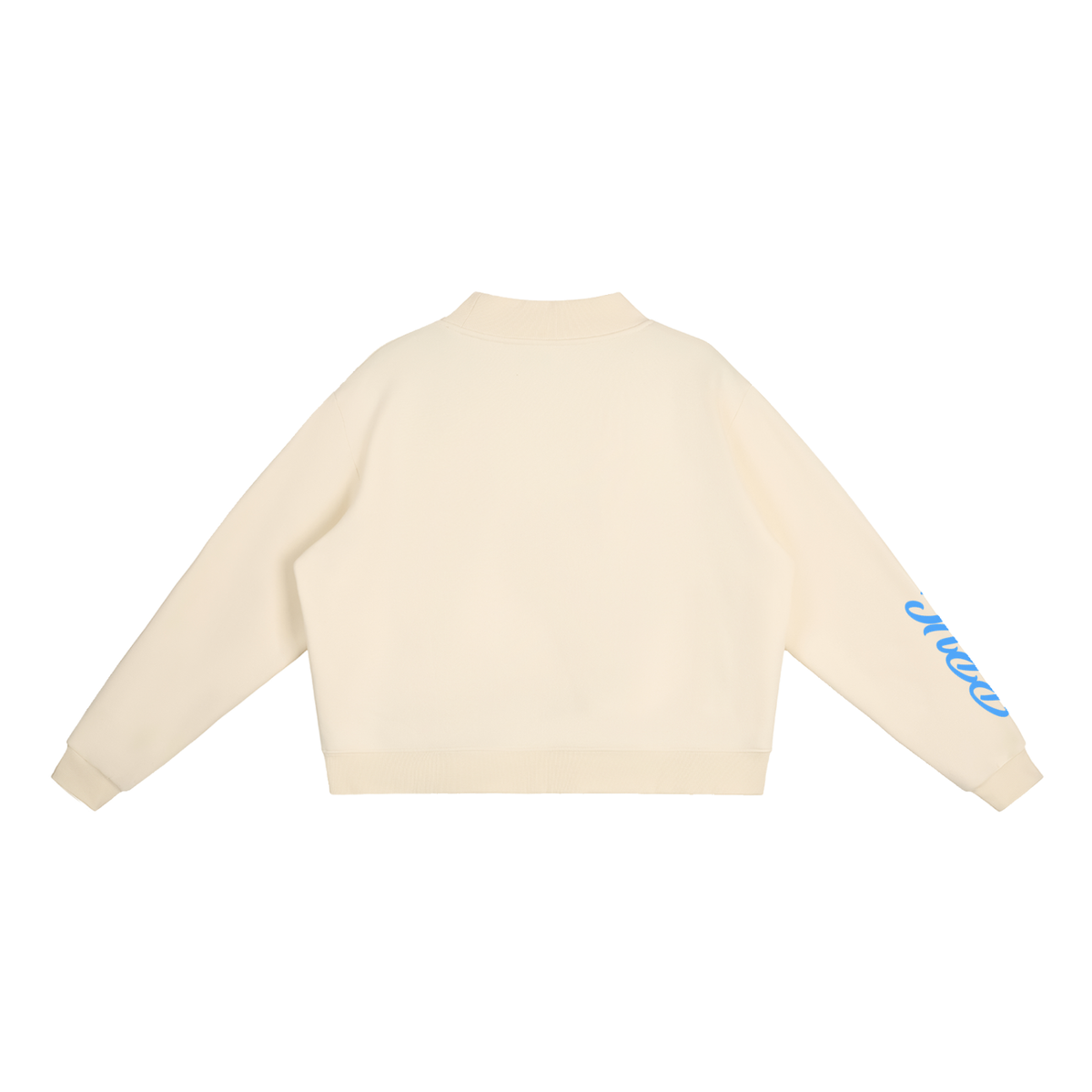 GINGHAM EAGLES Essential Fleece Mock-Neck Crew Sweatshirt