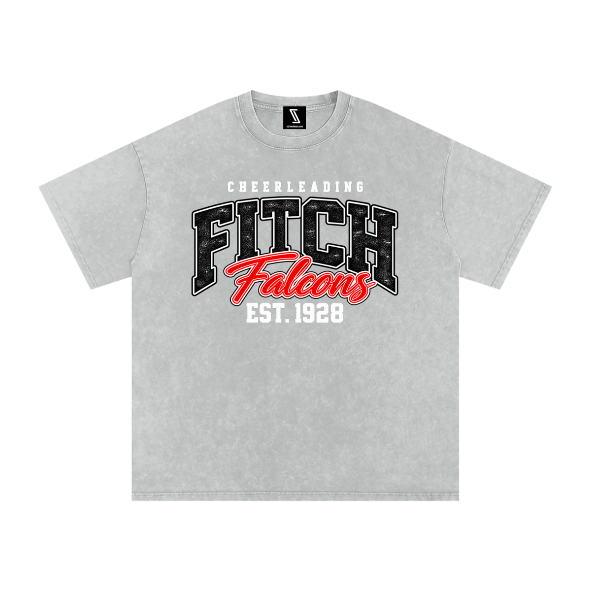 Vintage Fitch Snow Washed Oversized Cotton T-Shirt