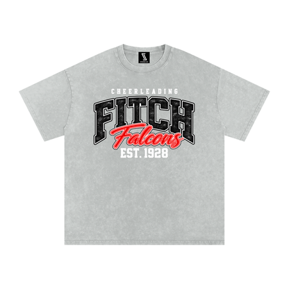Vintage Fitch Snow Washed Oversized Cotton T-Shirt
