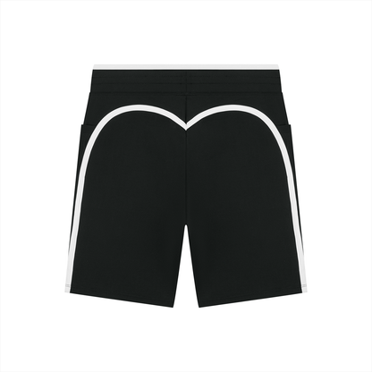 Women's High Rise Color Block Yoga Shorts