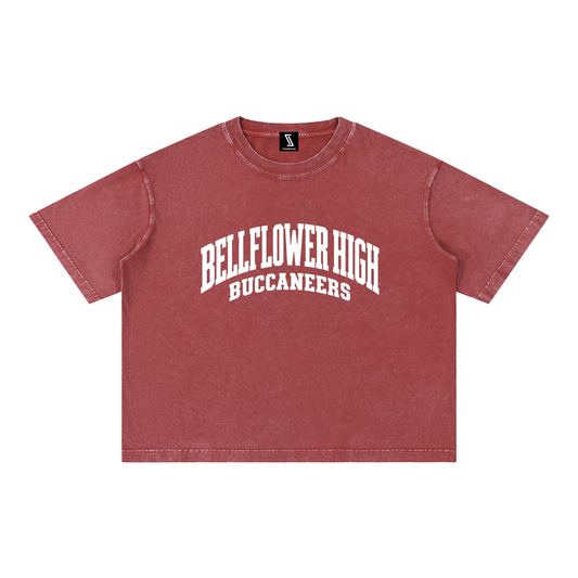 Mineral Wash Boxy Cotton T-Shirt