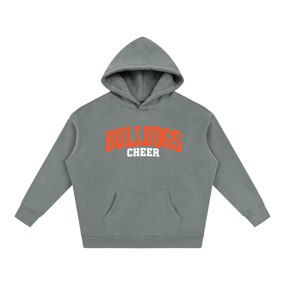 Basic 1 Green Bulldogs Oversize Fleeced Hoodie
