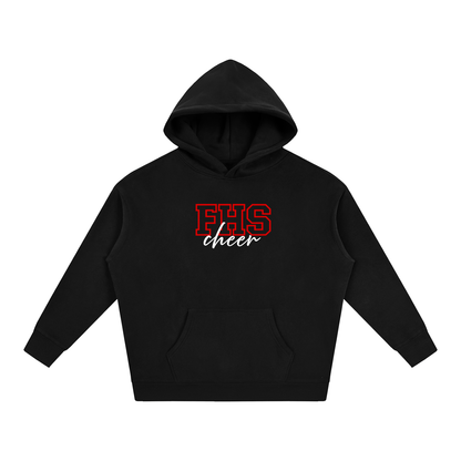 Cursive Front Fitch Oversize Fleeced Hoodie