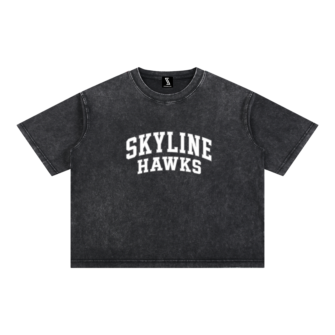 Mineral Wash Boxy Cotton T-Shirt