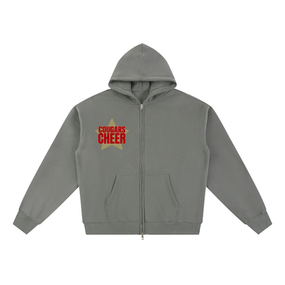 Star Cardinal Mooney Essential Fleece Zip-Through Hoodie