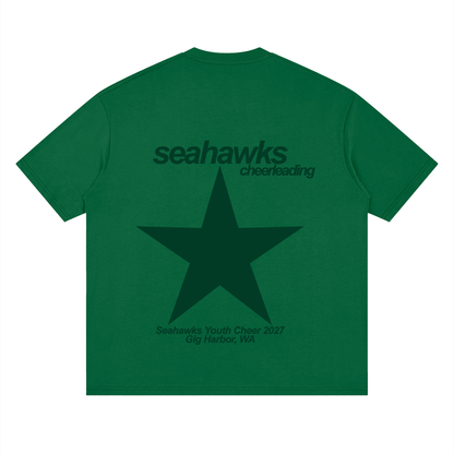 Big Star Seahawks Oversized Drop Shoulder T-Shirt