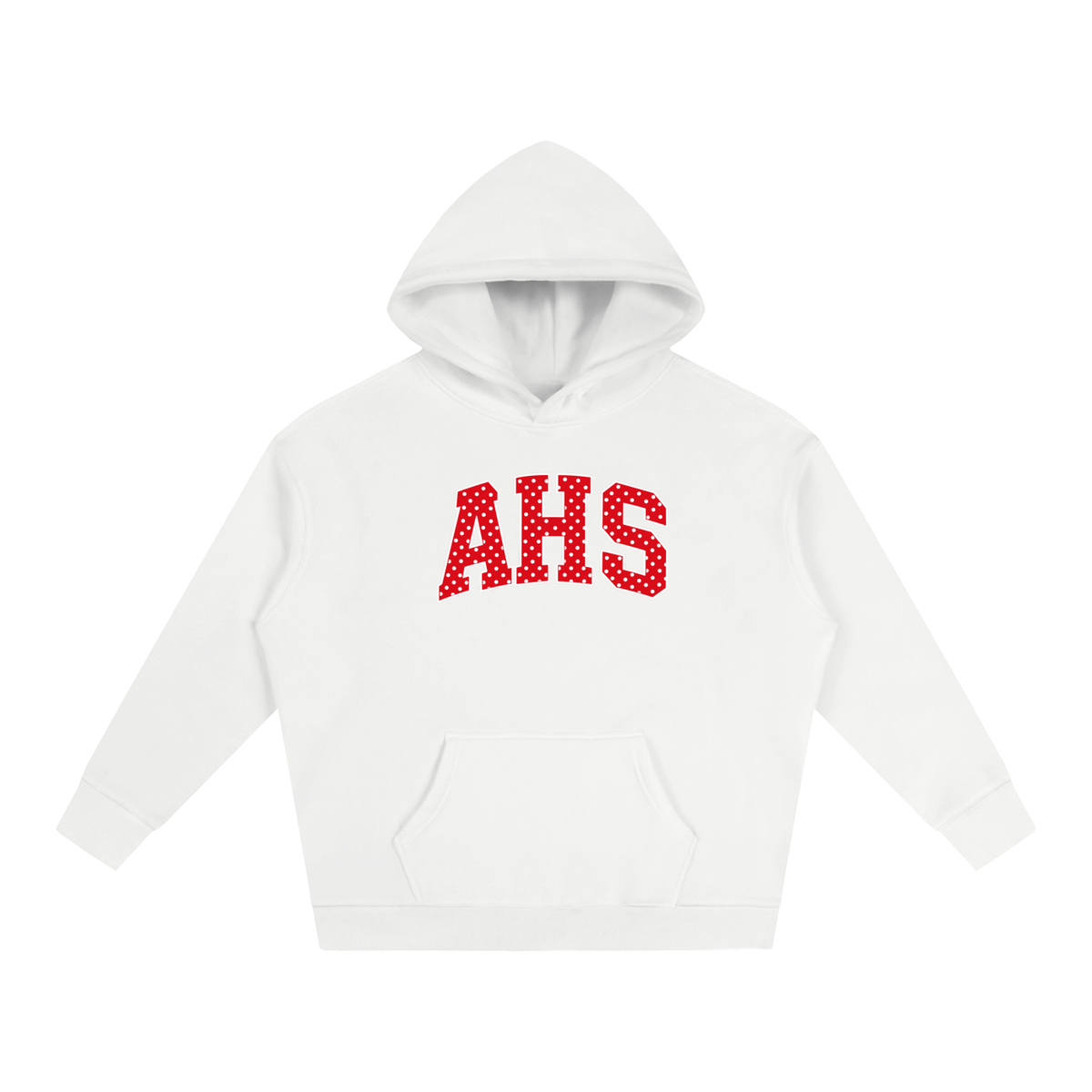 Polka Dot Artesia Oversize Fleeced Hoodie