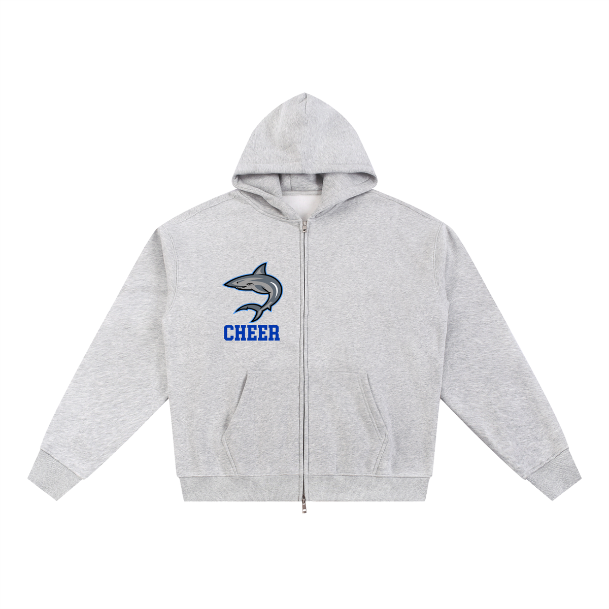 Simple Saint James Essential Fleece Zip-Through Hoodie