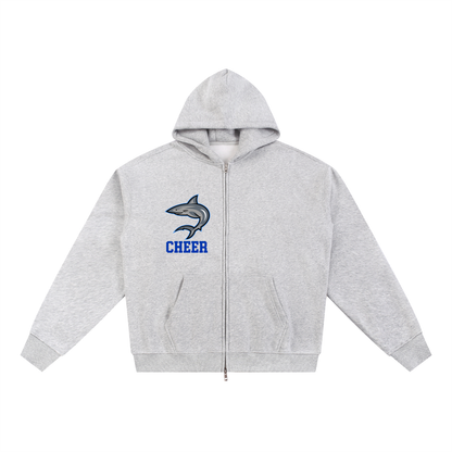 Simple Saint James Essential Fleece Zip-Through Hoodie