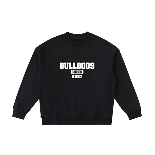 Old School Green Bulldogs Essential Fleece Kids' Crewneck Sweatshirt