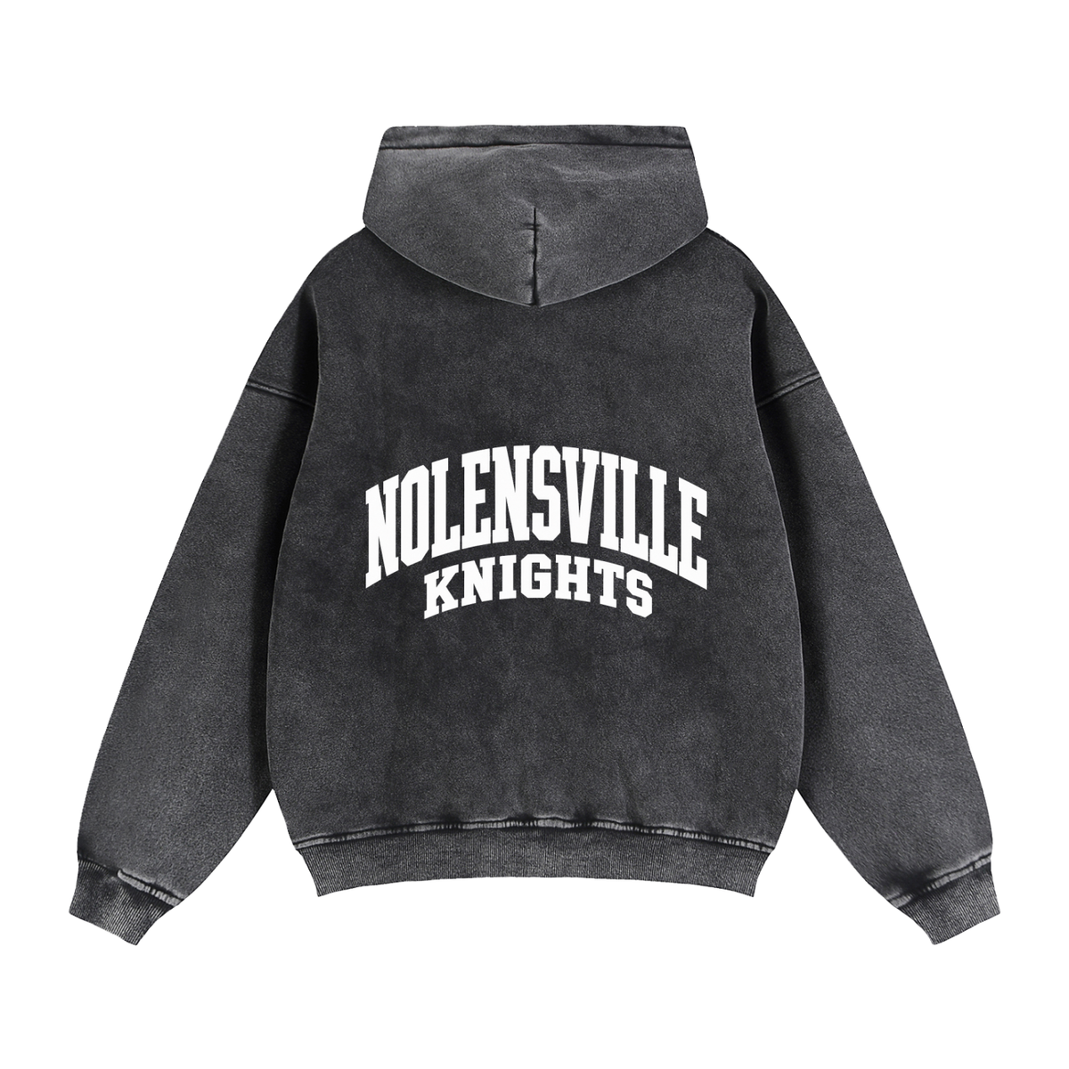 Zip-Through Boxy Fleece Hoodie