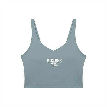 Old School East Lyme Women's V-Neck Yoga Sports Bra