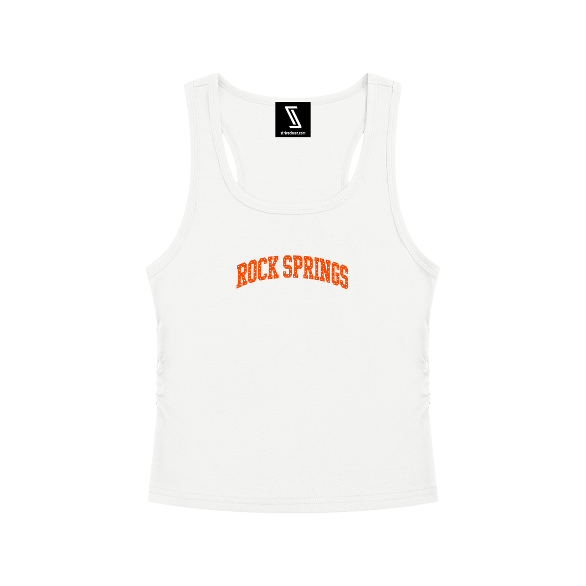 Polka Dot Rock Springs Women’s Ruched Tank Top