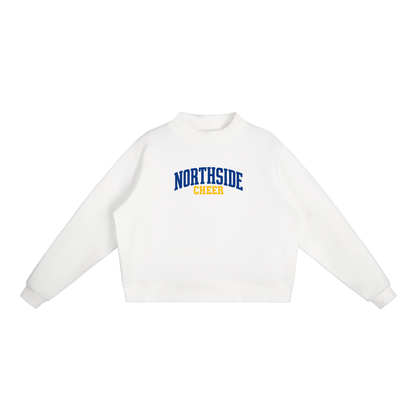 Basic 1 Northside Essential Fleece Mock-Neck Crew Sweatshirt (printed)
