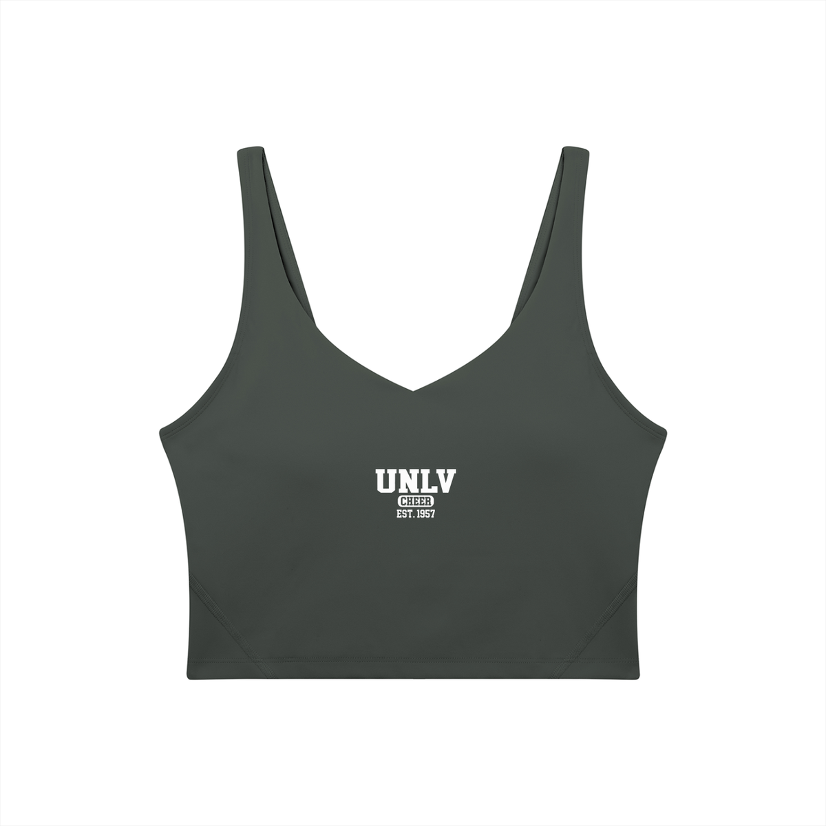 Old School UNLV Women's V-Neck Yoga Sports Bra
