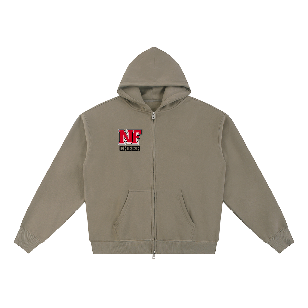 Simple North Fork Essential Fleece Zip-Through Hoodie