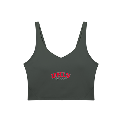 Cursive UNLV Women's V-Neck Yoga Sports Bra