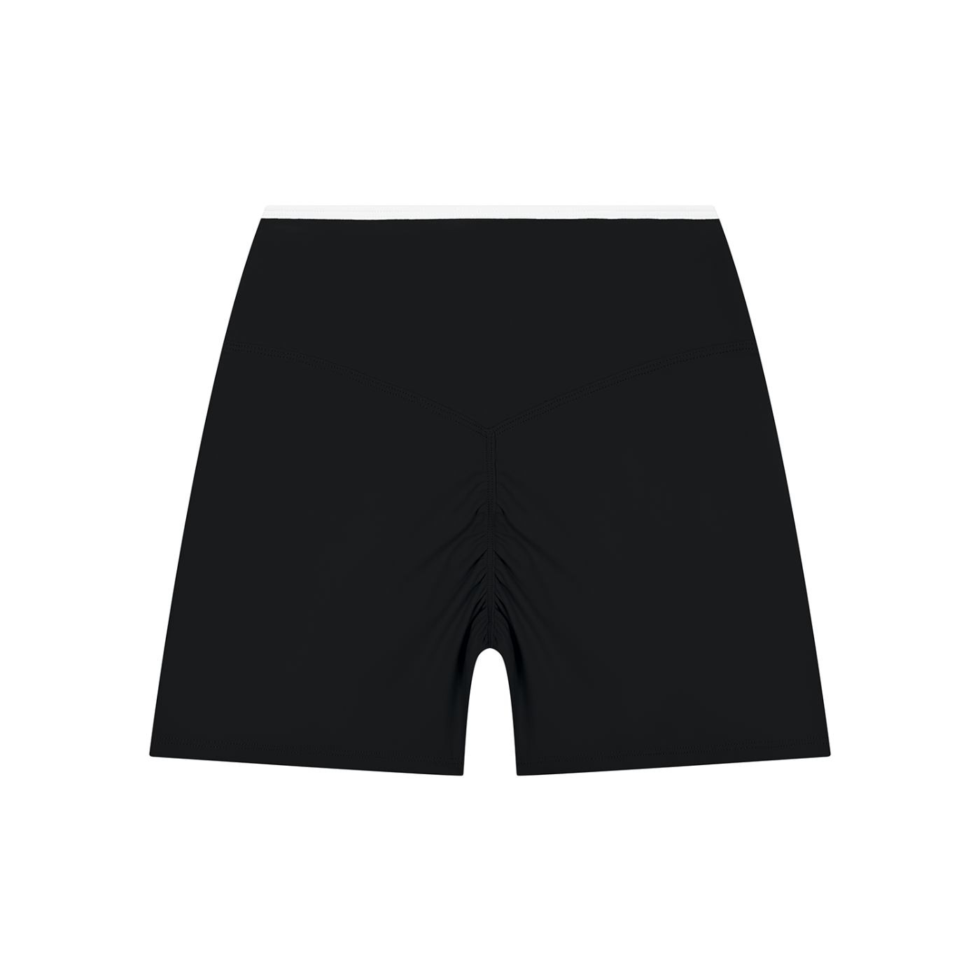 High Rise Color Block Shorts