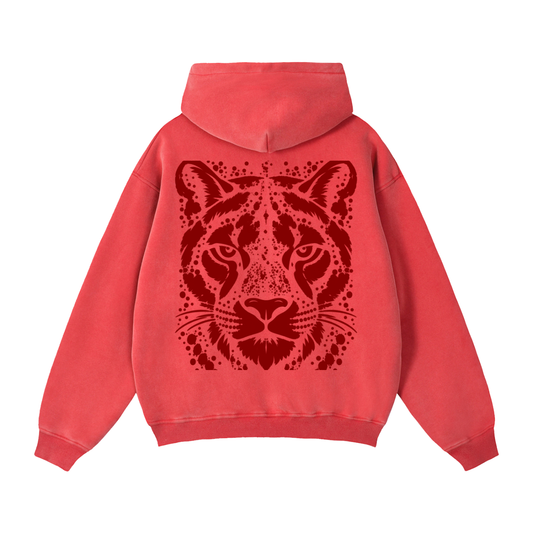 Zip-Through Boxy Fleece Hoodie