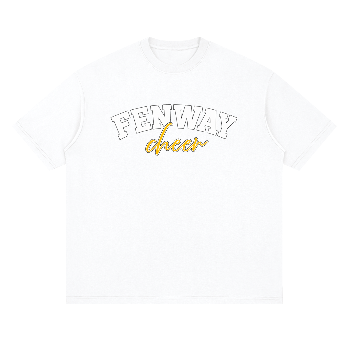 Cursive Fenway Oversized Drop Shoulder T-Shirt