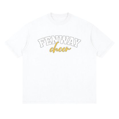 Cursive Fenway Oversized Drop Shoulder T-Shirt