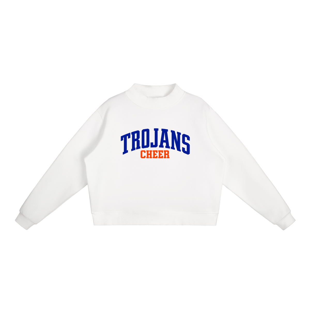 Basic 1 James Island Essential Fleece Mock-Neck Crew Sweatshirt