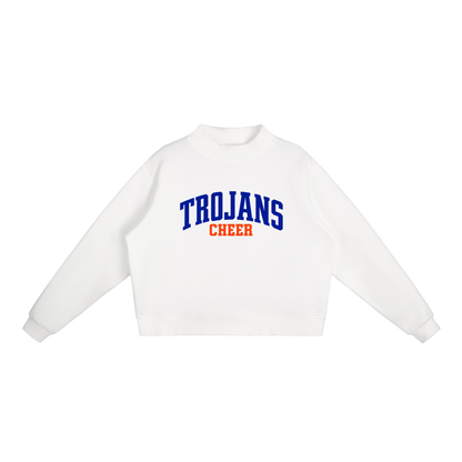 Basic 1 James Island Essential Fleece Mock-Neck Crew Sweatshirt
