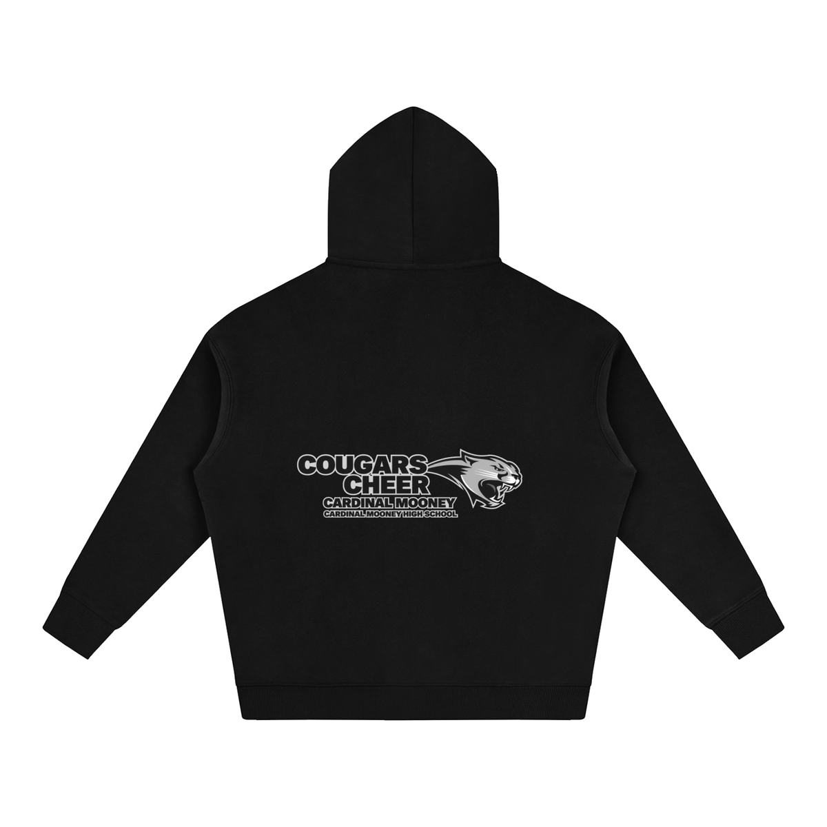 Vector Star Front Cardinal Mooney Oversize Fleeced Hoodie